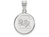 LogoArt SS039USO Sterling Silver LogoArt University of South Carolina Medium Disc Pendant