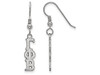 LogoArt SS026GPB Sterling Silver LogoArt Gamma Phi Beta Small Dangle Earringss