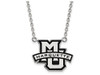 LogoArt SS030MAR-18 Marquette Large (3/4 Inch) Enamel Pendant w/Necklac (Sterling Sliver).