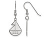 LogoArt SS037SSS Sterling Silver Sigma Sigma Sigma Medium Dangle Earrings