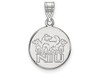 LogoArt SS036NIU Sterling Silver LogoArt Northern Illinois University Medium Disc Pendant
