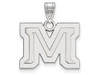 LogoArt SS017MTU Sterling Silver LogoArt Montana State University Medium Pendant