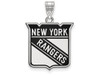 LogoArt SS029RNG New York Rangers Large (3/4 Inch) Enamel Pendant (Sterling Silver).