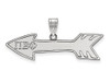 LogoArt SS036PBP Sterling Silver Pi Beta Phi Medium Pendant Chain Included