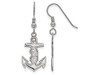 LogoArt SS037ALS Sterling Silver Alpha Sigma Tau Medium Dangle Earrings