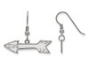 LogoArt SS037PBP Sterling Silver Pi Beta Phi Medium Dangle Earrings