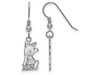 LogoArt SS037AXD Sterling Silver LogoArt Alpha Xi Delta Medium Dangle Earringss