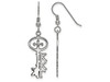 LogoArt SS037KKG Sterling Silver Kappa Kappa Gamma Medium Dangle Earrings