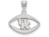 LogoArt SS018UK Sterling Silver LogoArt University of Kentucky Pendant in Football