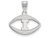LogoArt SS018UIL Sterling Silver LogoArt University of Illinois Pendant in Football