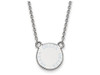 LogoArt SS014DDD-18 Delta Delta Delta Extra Small Enameled Pendant w/Chain 18 Inch Chain.