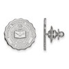 LogoArt SS017CMU Central Michigan Crest Lapel Pin (Sterling Sliver).