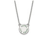 LogoArt SS014ALS-18 Alpha Sigma Tau Extra Small Enameled Pendant w/Chain 18 Inch Chain.