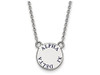 LogoArt SS014AXD-18 Alpha Xi Delta Extra Small Enameled Pendant w/Chain 18 Inch Chain.