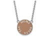 Sororities SS013SDT-18 Sterling Silver LogoArt Sigma Delta Tau Small Enl Pend w/Necklace