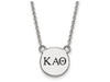 LogoArt SS016KAT-18 Kappa Alpha Theta Extra Small Enameled Pendant w/Chain 18 Inch Chain.