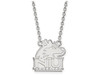 LogoArt SS012NIU-18 Sterling Silver LogoArt Northern Illinois University Large Pendant w/Neckla