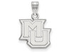 LogoArt SS015MAR Sterling Silver LogoArt Marquette University Small Pendant