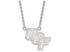 LogoArt SS012UCF-18 Sterling Silver LogoArt University of Central Florida Large Pendant w/Neckl