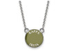 LogoArt SS012KD-18 Kappa Delta Extra Small Enameled Pendant w/Chain 18 Inch Chain.