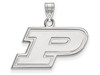LogoArt SS002PU Purdue Small (1/2 Inch) Pendant (Sterling Silver)