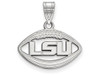 LogoArt SS012LSU Sterling Silver LogoArt Louisiana State University Pendant in Football