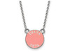 LogoArt SS012DZ-18 Delta Zeta Extra Small Enameled Pendant w/Chain 18 Inch Chain.