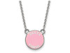 LogoArt SS012DG-18 Delta Gamma Extra Small Enameled Pendant w/Chain 18 Inch Chain.