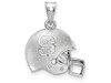 LogoArt SS505NCS North Carolina State University "ncs" Block 3D Football Helmet Pendant w/Chain Log