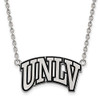 LogoArt SS011UNL-18 UNLV Large (3/4 Inch) Enl Pend w/Necklace (Sterling Sliver).