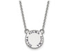LogoArt SS014SSS-18 Sigma Sigma Sigma Extra Small Enameled Pendant w/Chain 18 Inch Chain.