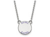 Sororities SS014SKP-18 Sterling Silver LogoArt Sigma Kappa XS Enl Pend w/Necklace