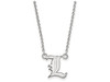 LogoArt SS011UL-18 Sterling Silver LogoArt University of Louisville Small Pendant w/Necklace