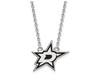 LogoArt SS011STA-18 Dallas Stars Large (3/4 Inch) Enamel Pendant w/Necklace (Sterling Silver).