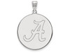 LogoArt SS085UAL Sterling Silver LogoArt University of Alabama XL Disc Pendant