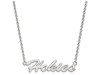 LogoArt SS067VTE-18 Virginia Tech Medium (5/8 Inch) Pendant w/Necklace (Sterling Silver).