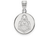 LogoArt SS063PU Purdue Medium (5/8 Inch) Disc Pendant (Sterling Sliver).
