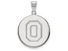 LogoArt SS064OSU Ohio State Large (3/4 Inch) Disc Pendant (Sterling Sliver).