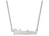 LogoArt SS075UTN-18 Sterling Silver LogoArt University of Tennessee Medium Pendant w/Necklace