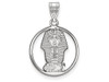 LogoArt SS041PSS Sterling Silver Phi Sigma Sigma Small Circle Pendant w/Chain