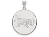 LogoArt SS063UNE Sterling Silver LogoArt University of Nebraska XL Disc Pendant