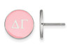 LogoArt SS031DG Sterling Silver Delta Gamma Enameled Post Earrings.