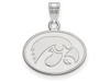 LogoArt SS044UIA Sterling Silver LogoArt University of Iowa Small Pendant