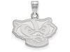 LogoArt SS059UWI Sterling Silver LogoArt University of Wisconsin Small Pendant