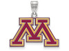 LogoArt SS021UMN Sterling Silver LogoArt University of Minnesota Medium Enamel Pendant