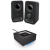 Logitech Inc. 980-000802 Logitech Multimedia Speakers Z150 with Stereo Sound for Multiple Devices, Black.