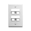 ICC IC107DA4-WH Faceplate.