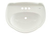Toto LT753.4#01  WHITNEY SELF RIMMING LAVATORY 4" HOLE CENTER - COTTON