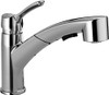 Delta 4140-DST Faucet Collins Single Handle Pull-Out Kitchen, Chrome Collins Single Handle Pull-Out Kitchen