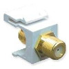 ICC IC107B5G-WH Module- F-type- Gold Plated- White.